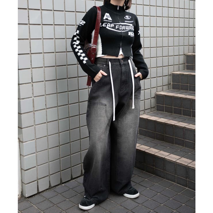 WZIPレーシングニットトップス[品番：WG010092900]｜WEGO【WOMEN