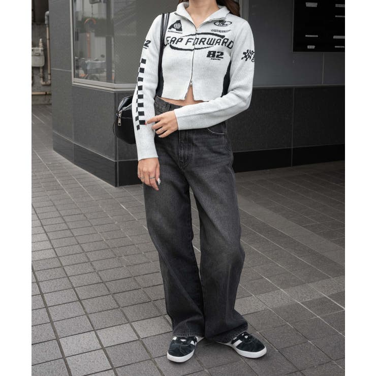 WZIPレーシングニットトップス[品番：WG010092900]｜WEGO【WOMEN 