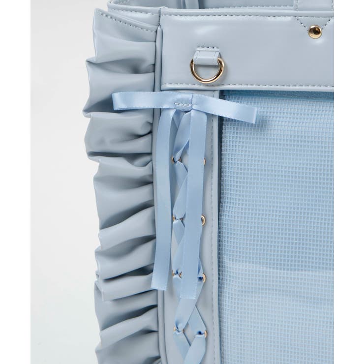 きらめきレースアップフリル痛バッグ[品番：WG010092904]｜WEGO