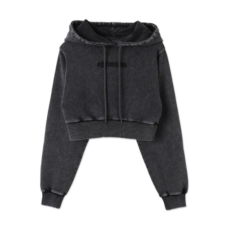 グラフィックアシッドウォッシュショートプルパーカー | WEGO【WOMEN】 | 詳細画像14 
