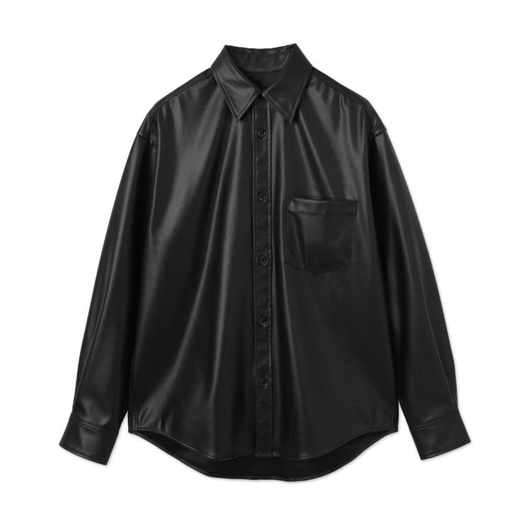 シンセティックレザーシャツ(LS)[品番：WG010092923]｜WEGO【MEN】（ウィゴー）のメンズファッション通販｜SHOPLIST（ショップリスト）