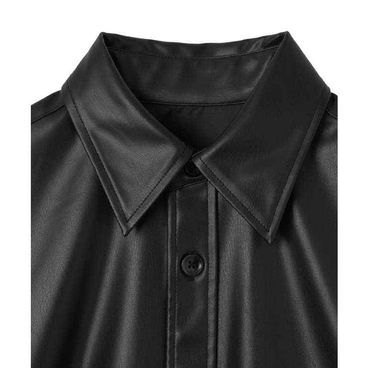 シンセティックレザーシャツ(LS)[品番：WG010092923]｜WEGO【MEN】（ウィゴー）のメンズファッション通販｜SHOPLIST（ショップリスト）