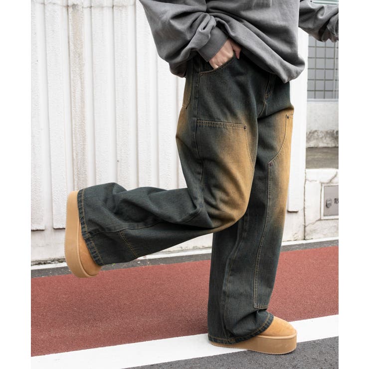 パンツ 1980s archive jonesnewyork stripe buggy 1_001.jpg
