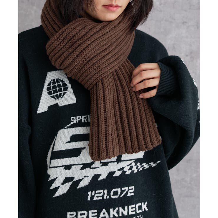 リブマフラー[品番：WG010092934]｜WEGO【MEN】（ウィゴー）｜メンズ