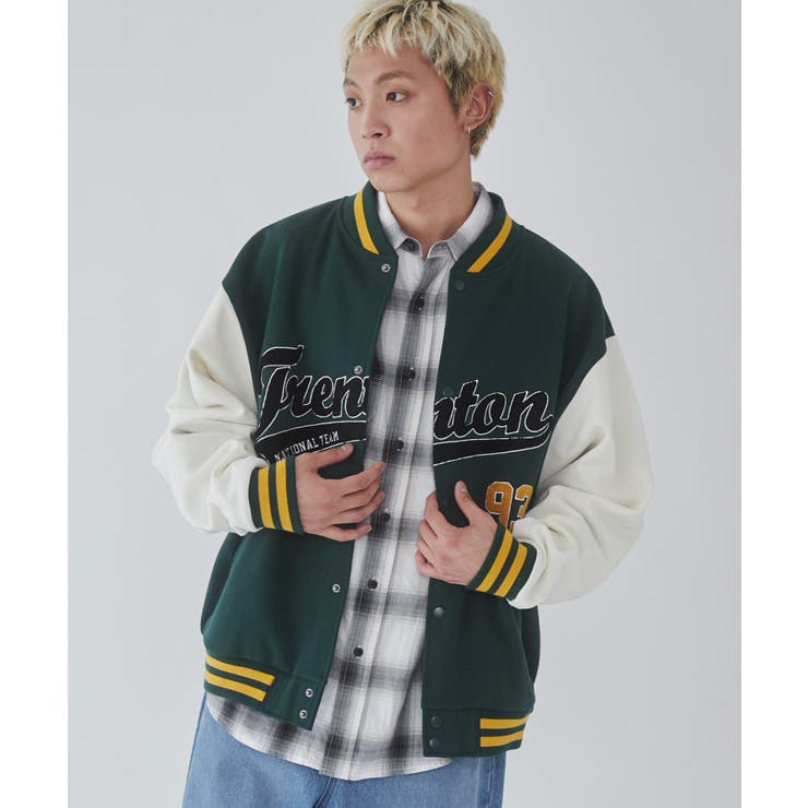 最新な サガラワッペンスウェットスタジャン[品番：WG010092943]｜WEGO 応援グッズ