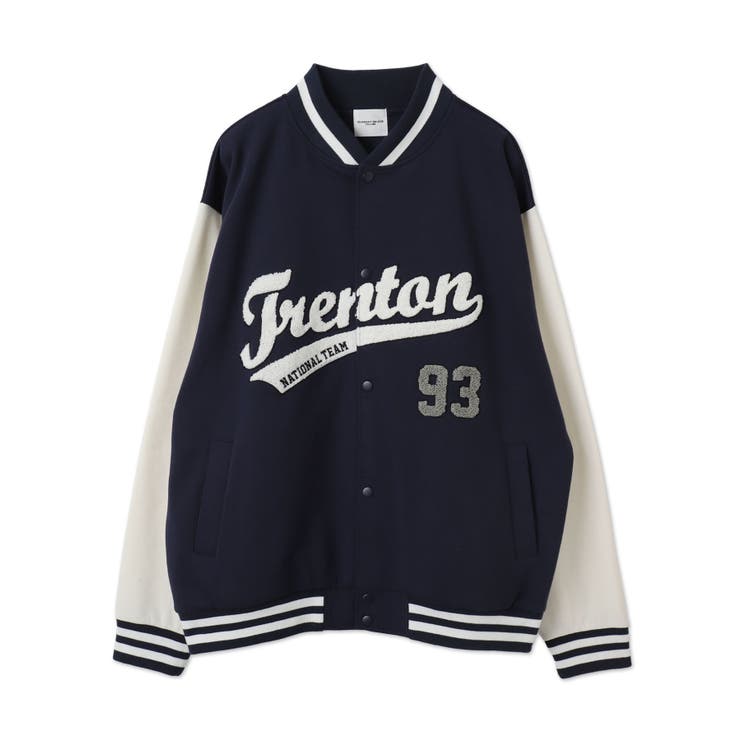 サガラワッペンスウェットスタジャン[品番：WG010092943]｜WEGO
