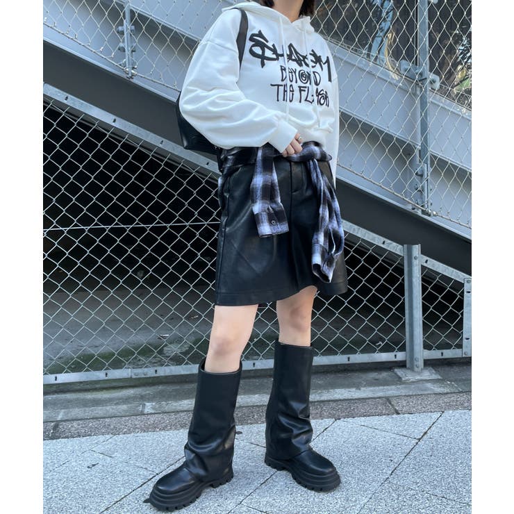 ハンドライティングショートパーカー | WEGO【WOMEN】 | 詳細画像2 