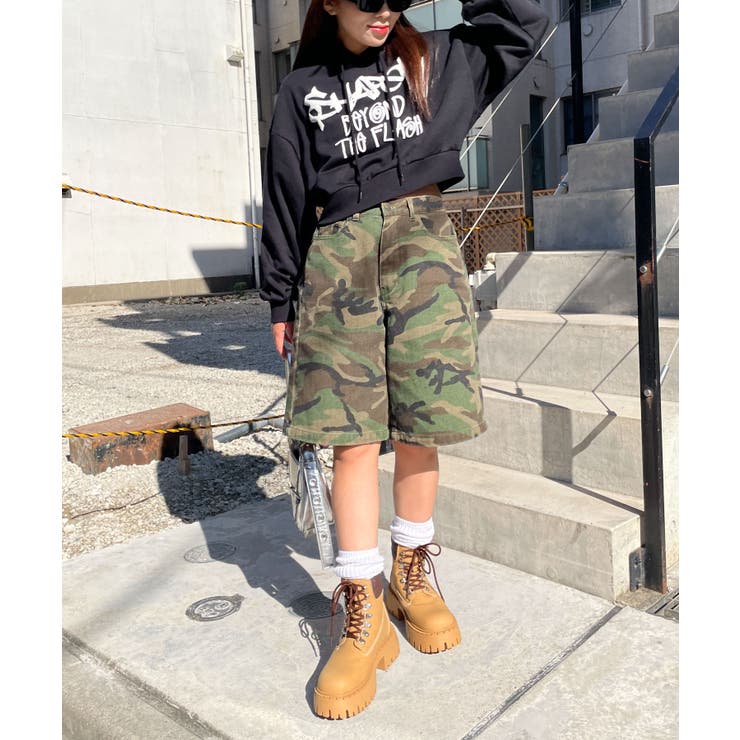 ハンドライティングショートパーカー | WEGO【WOMEN】 | 詳細画像3 