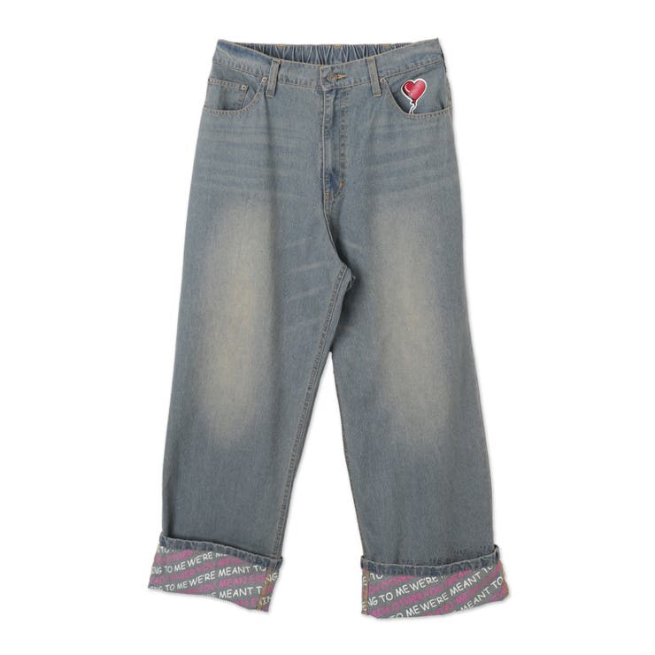 ロールアップグラフィックデニムパンツ | WEGO【MEN】 | 詳細画像11 