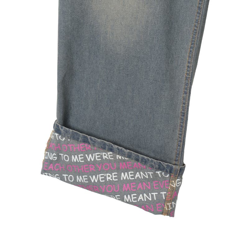 ロールアップグラフィックデニムパンツ | WEGO【MEN】 | 詳細画像17 