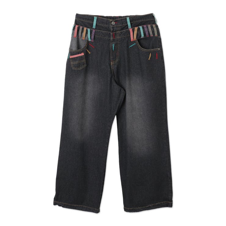 ダブルウエストバギーデニムパンツ | WEGO【MEN】 | 詳細画像8 