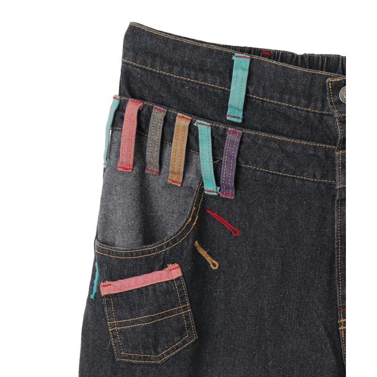 ダブルウエストバギーデニムパンツ[品番：WG010092960]｜WEGO