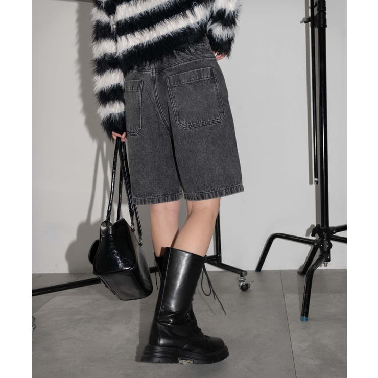 ヴィンテージウォッシュデニムハーフパンツ | WEGO【WOMEN】 | 詳細画像13 