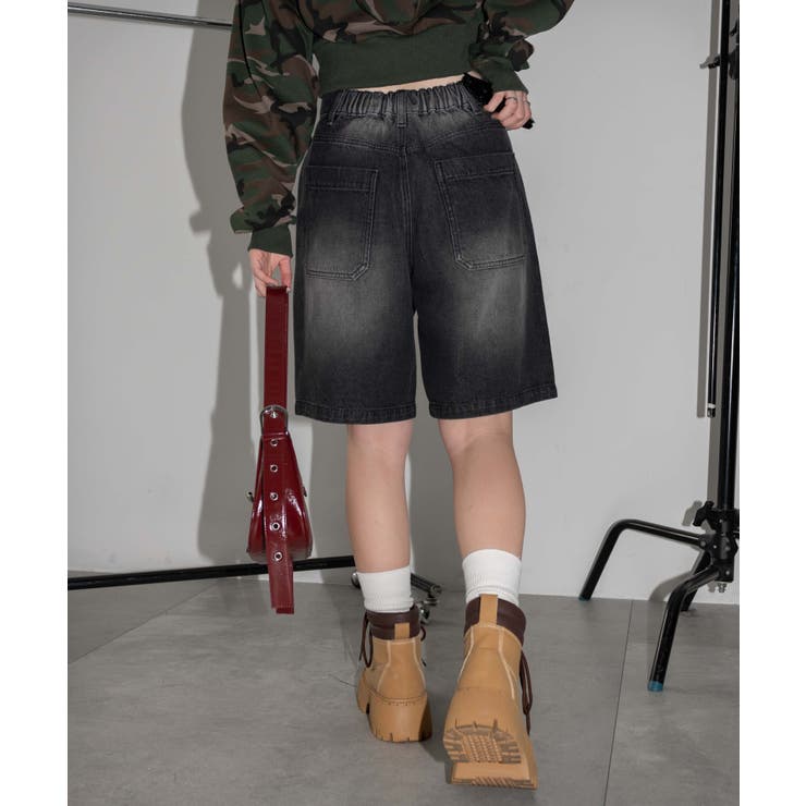 ヴィンテージウォッシュデニムハーフパンツ | WEGO【WOMEN】 | 詳細画像18 
