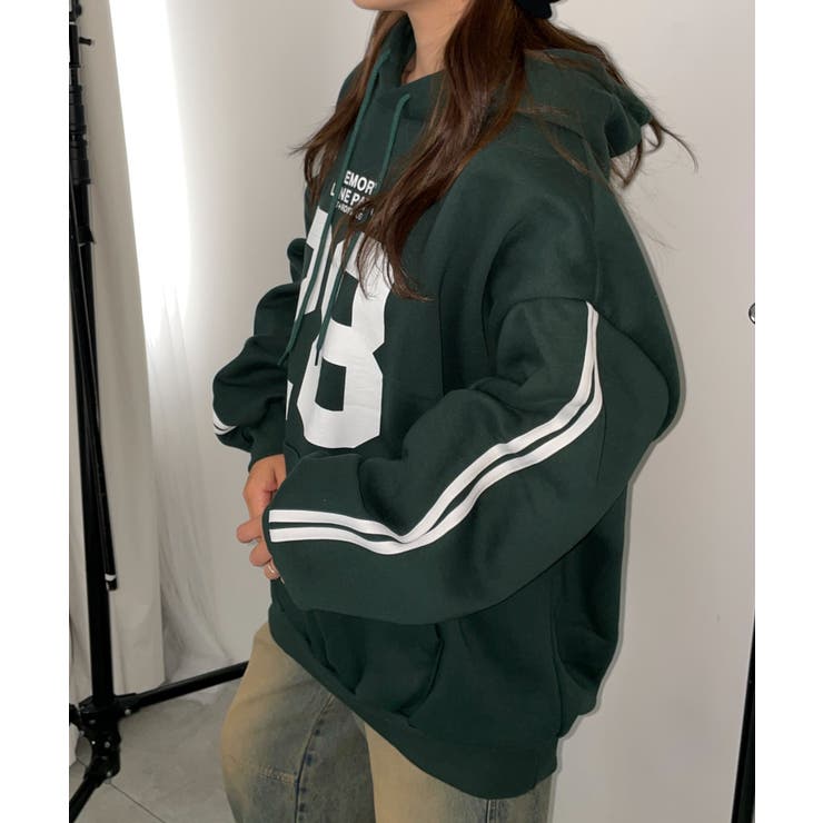 サイドラインナンバリングパーカー[品番：WG010092965]｜WEGO