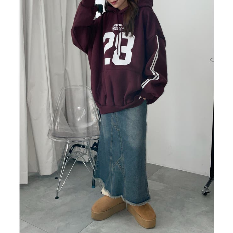 サイドラインナンバリングパーカー[品番：WG010092965]｜WEGO