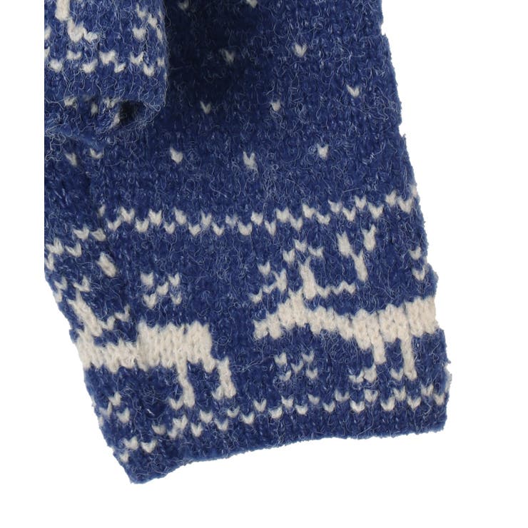 雪柄ZIPニット[品番：WG010092967]｜WEGO【WOMEN】（ウィゴー）の