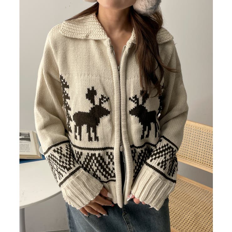 【正規品】 カウチンニット[品番：WG010092969]｜WEGO【WOMEN】（ウィゴー Jacket Outer