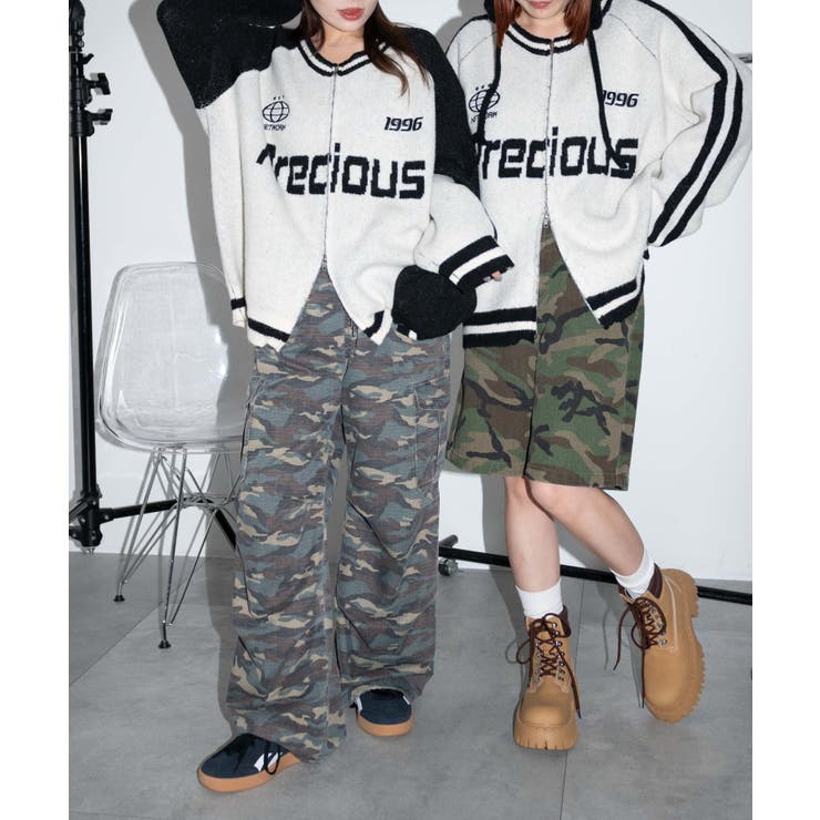ゲームグラフィックWZIPニット[品番：WG010092971]｜WEGO【WOMEN