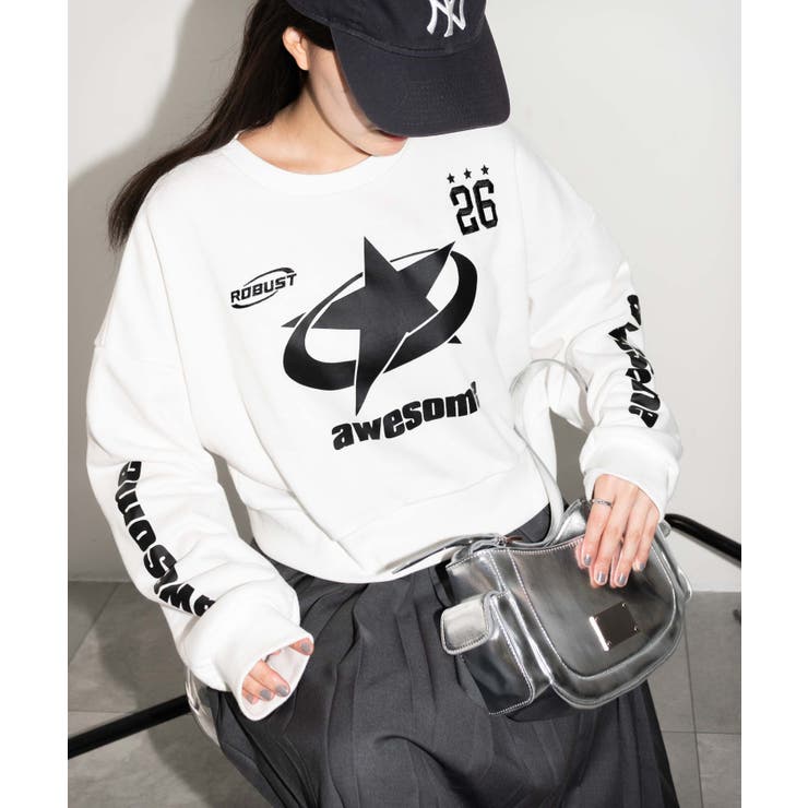 スターナンバリングショートスウェット[品番：WG010092973