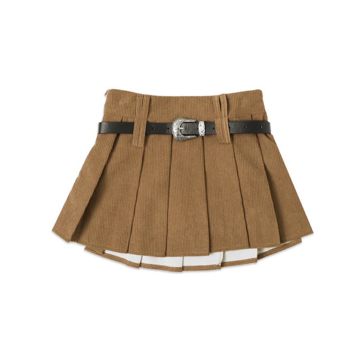 ベルト付きコーデュロイミニスカパン[品番：WG010092975]｜WEGO