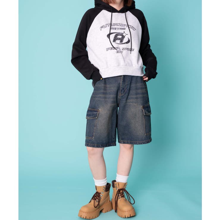 クロップドラグランパーカー | WEGO【WOMEN】 | 詳細画像3 