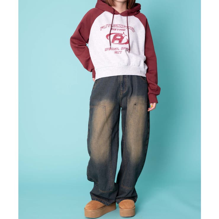 クロップドラグランパーカー | WEGO【WOMEN】 | 詳細画像6 