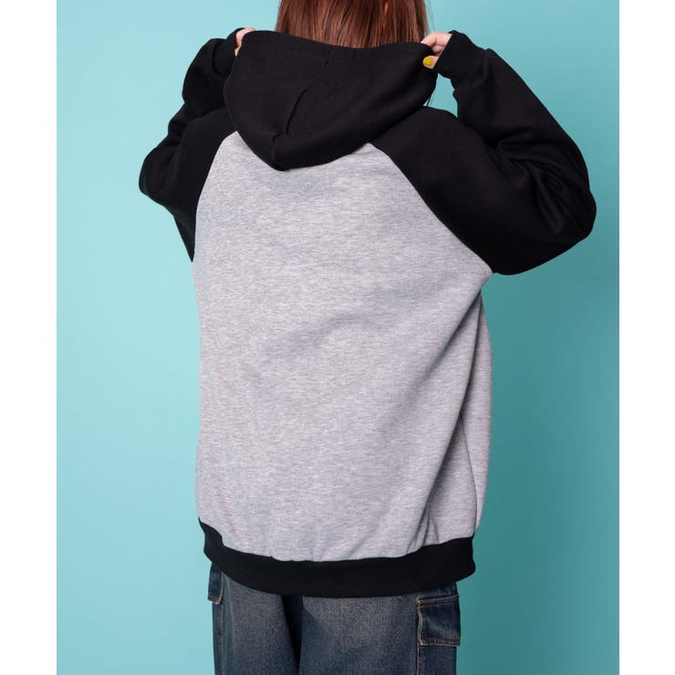 グラフィックラグランZIPパーカー[品番：WG010092998]｜WEGO