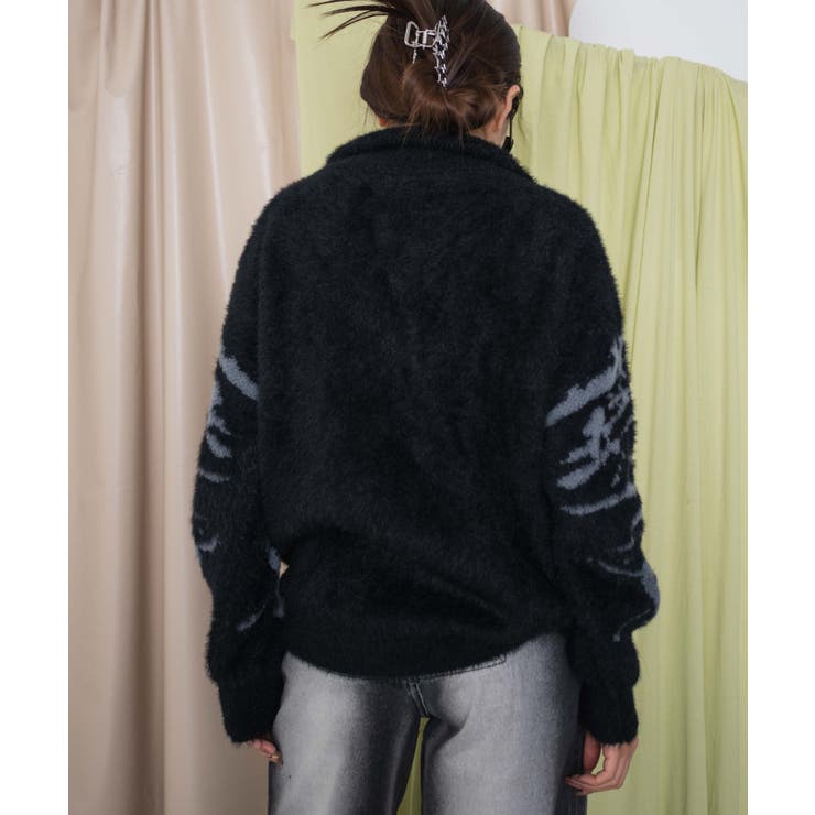 バタフライジップニット | WEGO【WOMEN】 | 詳細画像9 