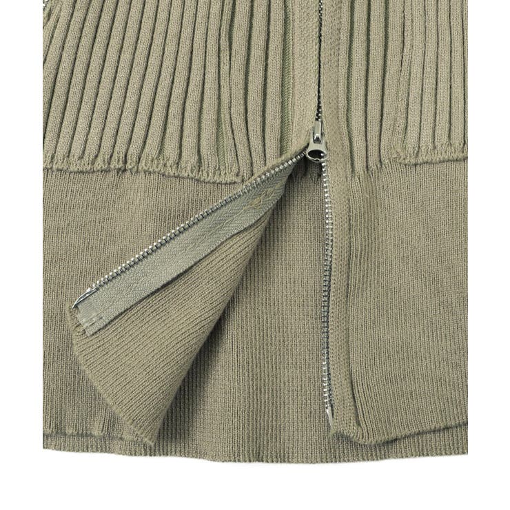 Wジップクロップドリブパーカー | WEGO【WOMEN】 | 詳細画像15 