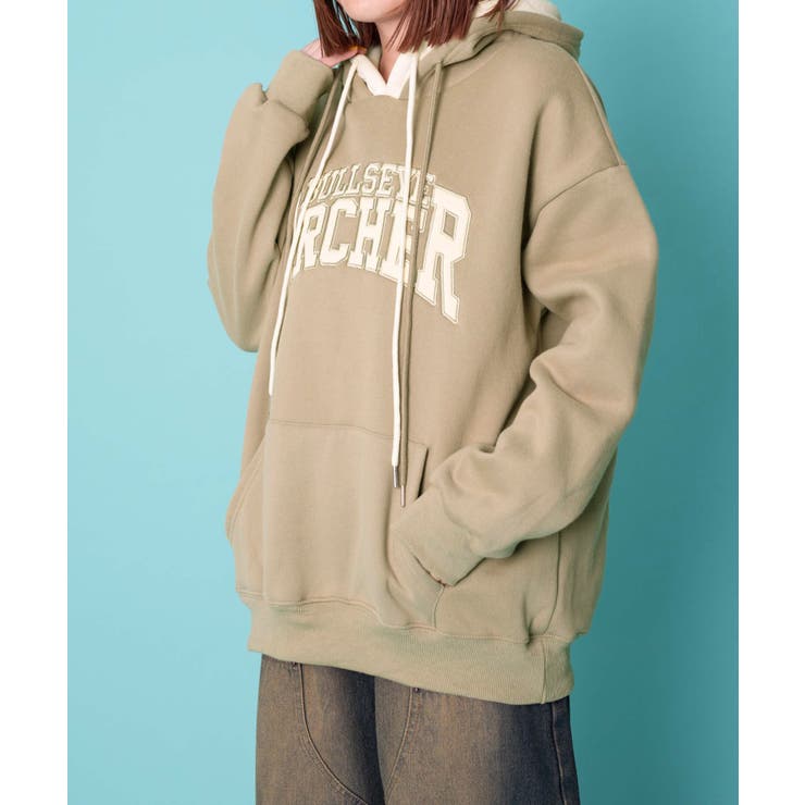 ダブルフードロゴビッグパーカー | WEGO【WOMEN】 | 詳細画像1 