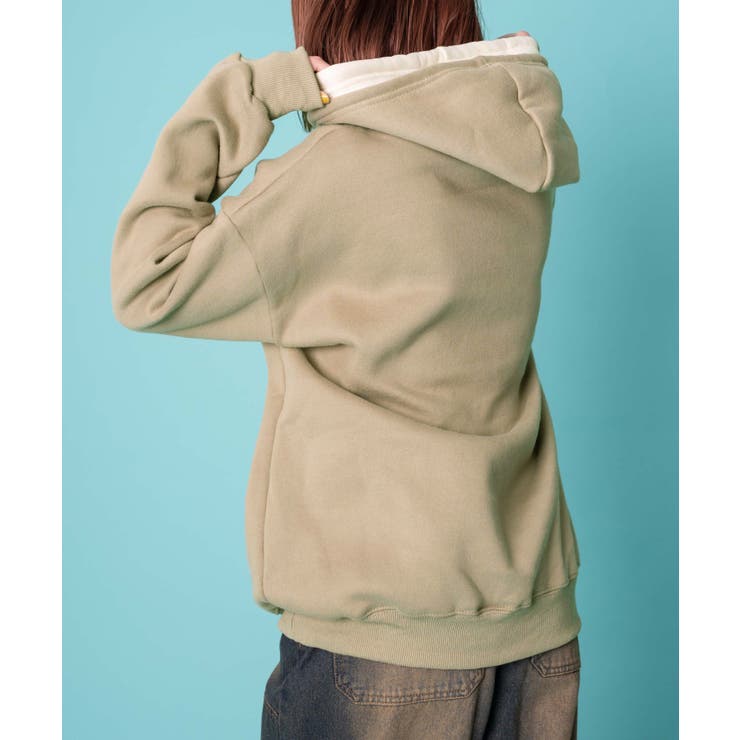 ダブルフードロゴビッグパーカー | WEGO【WOMEN】 | 詳細画像5 