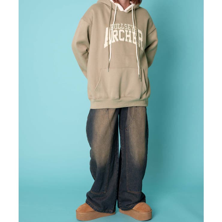 ダブルフードロゴビッグパーカー | WEGO【WOMEN】 | 詳細画像6 