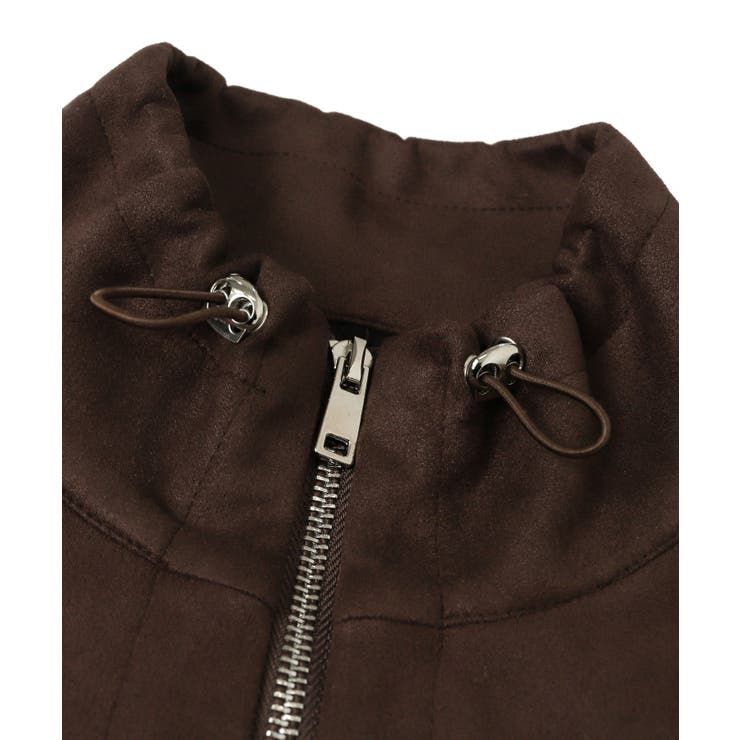 Fスエードドロストネックブルゾン | WEGO【WOMEN】 | 詳細画像14 