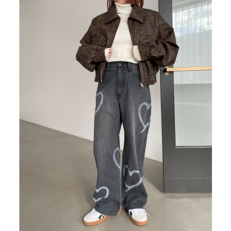 00s スプレーペイントデニムパンツ 00s スプレーペイントデニムパンツ