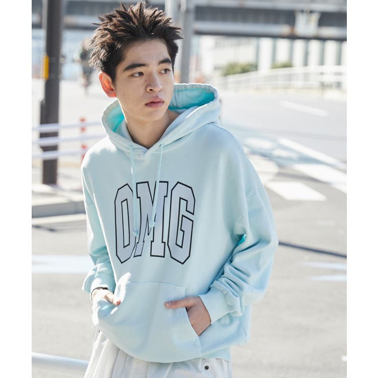 ピグメントOMGプルパーカー | WEGO【MEN】 | 詳細画像1 