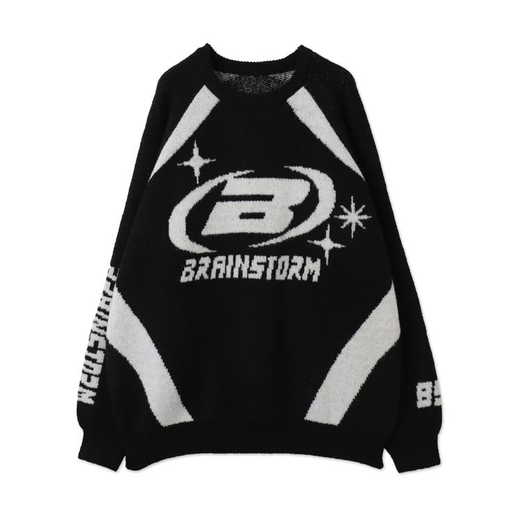 配色スポーツグラフィックフラッフィーニットプルオーバー | WEGO【WOMEN】 | 詳細画像16 