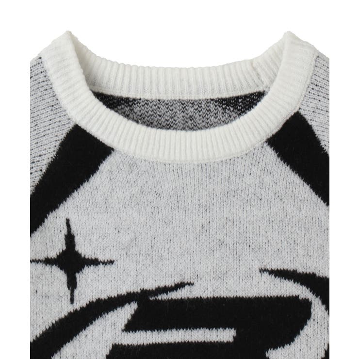 配色スポーツグラフィックフラッフィーニットプルオーバー | WEGO【WOMEN】 | 詳細画像18 