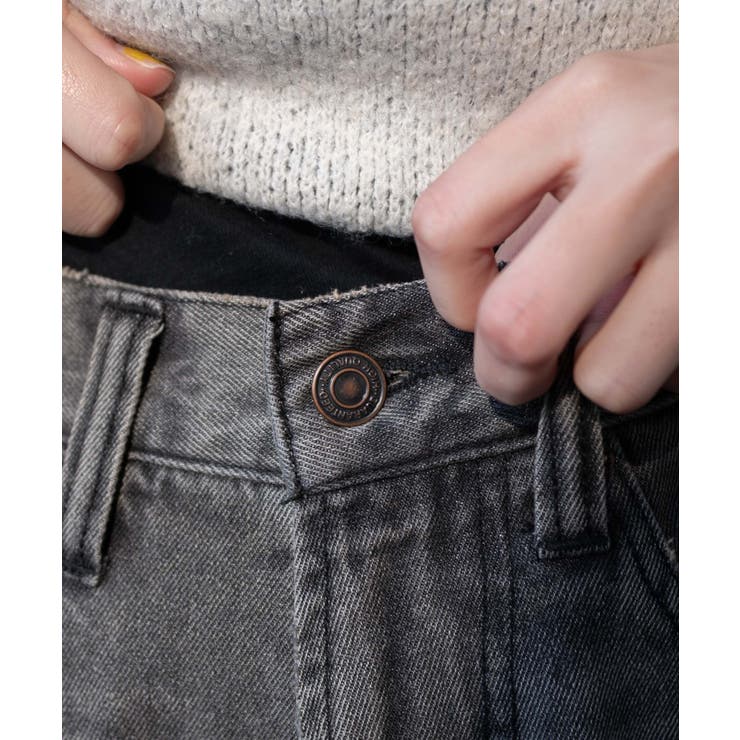 サイドラインワイドデニムパンツ[品番：WG010093086]｜WEGO