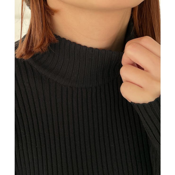 リブハイネックショートニット | WEGO【WOMEN】 | 詳細画像6 