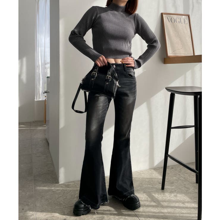 リブハイネックショートニット | WEGO【WOMEN】 | 詳細画像22 