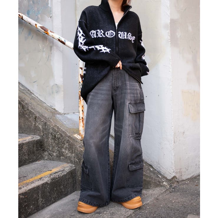 ヴィンテージウォッシュバギーカーゴパンツ | WEGO【WOMEN】 | 詳細画像3 
