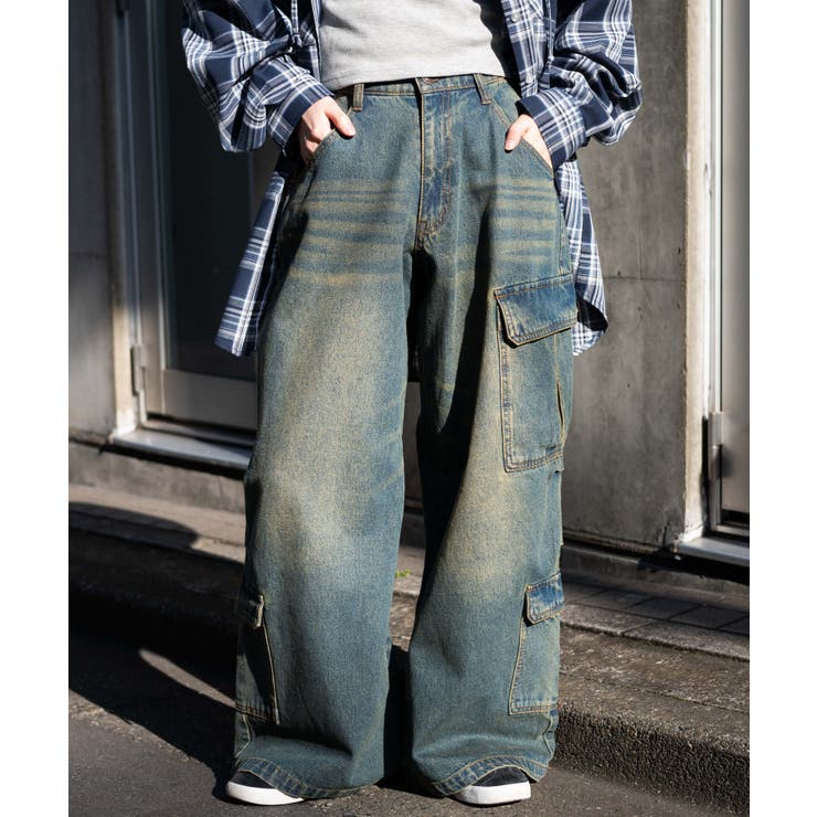 ヴィンテージウォッシュバギーカーゴパンツ | WEGO【WOMEN】 | 詳細画像4 