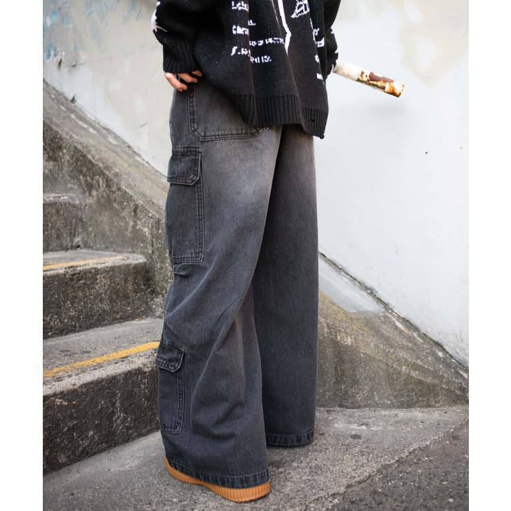 ヴィンテージウォッシュバギーカーゴパンツ | WEGO【WOMEN】 | 詳細画像12 