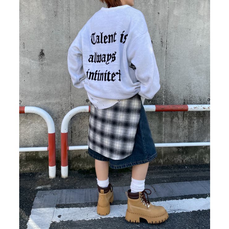 ウイングハートダメージニット | WEGO【WOMEN】 | 詳細画像2 