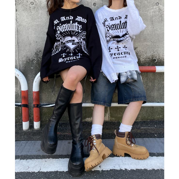ウイングハートダメージニット | WEGO【WOMEN】 | 詳細画像6 