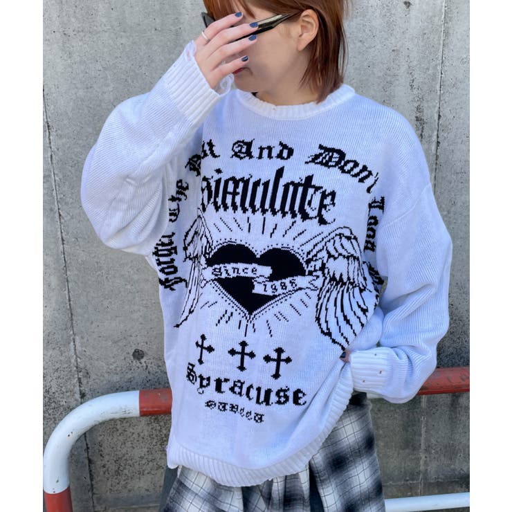 ウイングハートダメージニット | WEGO【WOMEN】 | 詳細画像10 