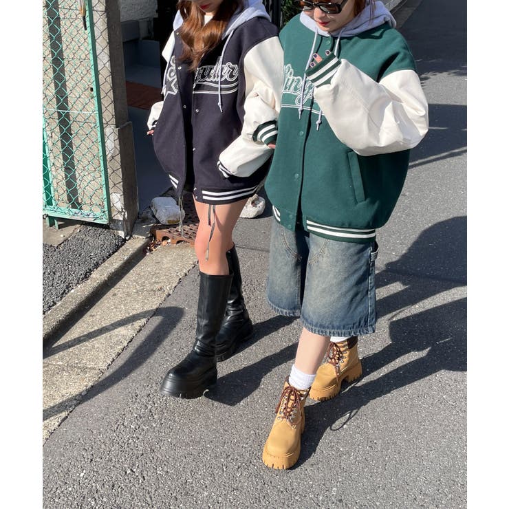 フード付ビッグスタジャン[品番：WG010093101]｜WEGO【WOMEN