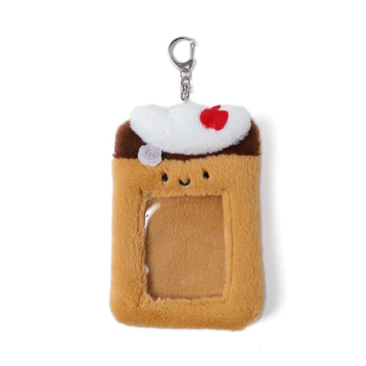 ふわふわぬいカードホルダーキーホルダーA[品番：WG010093114
