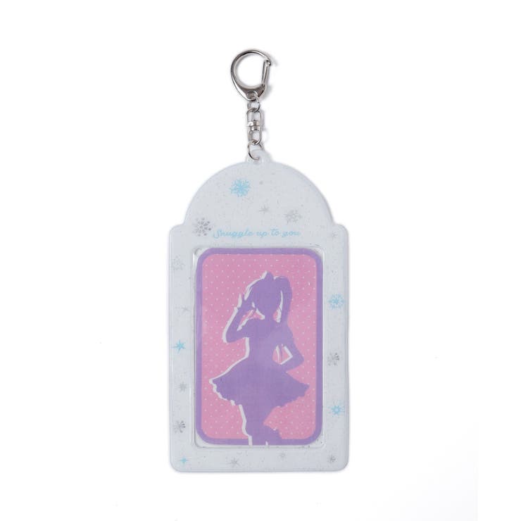 ラメクリアモチーフカードホルダーキーホルダーA[品番：WG010093118